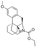 17-Ethoxycarbonyl-3-methoxymorphinan Struktur