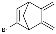 Bicyclo[2.2.1]hept-2-ene, 2-bromo-5,6-bis(methylene)- (9CI) Struktur