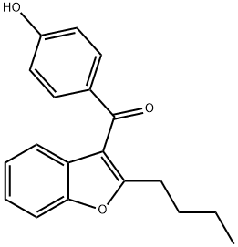 2-丁基-3-(4-羥基苯甲?；?苯并呋喃, 52490-15-0, 結(jié)構(gòu)式