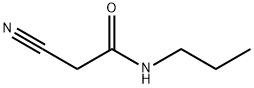 2-CYANO-N-PROPYLACETAMIDE Struktur