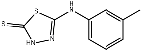 5-M-TOLYLAMINO-[1,3,4]THIADIAZOLE-2-THIOL Struktur