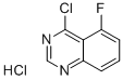 4-chloro-5-fluoroquinazoline hydrochloride Struktur