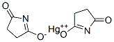 mercury(+2) cation: 5-oxo-3,4-dihydropyrrol-2-olate Struktur