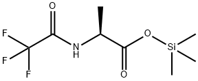 N-(Trifluoroacetyl)-L-alanine trimethylsilyl ester Struktur