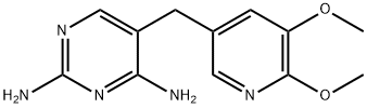 5-[(5,6-Dimethoxy-3-pyridinyl)methyl]pyrimidine-2,4-diamine Struktur