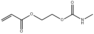 2-[[(methylamino)carbonyl]oxy]ethyl acrylate Struktur