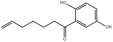 6-Hepten-1-one, 1-(2,5-dihydroxyphenyl)- (9CI) Struktur