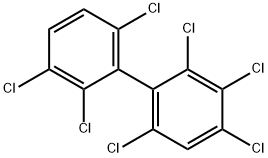 2,2',3,3',4,6,6'-HEPTACHLOROBIPHENYL Struktur