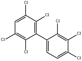 2,2',3,3',4,5',6'-ヘプタクロロ-1,1'-ビフェニル 化學(xué)構(gòu)造式