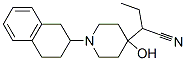 4-(1-Cyanopropyl)-1-(1,2,3,4-tetrahydronaphthalen-2-yl)piperidin-4-ol Struktur