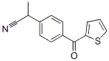 2-[4-(thien-2-ylcarbonyl)phenyl]propiononitrile Struktur