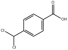 4-Dichloromethylbenzoic acid Struktur