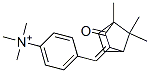 N,N,N-Trimethyl-4-[(4,7,7-trimethyl-3-oxobicyclo[2.2.1]hept-2-ylidene)methyl]benzenaminium Struktur