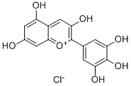 DELPHINIDIN CHLORIDE Struktur