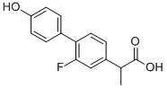 4'-hydroxyflurbiprofen Struktur