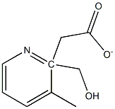 2-Acetoxy Methyl-3-Methyl Pyridine-N-Oxide Struktur