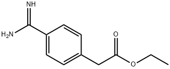 Benzeneacetic acid, 4-(aMinoiMinoMethyl)-, ethyl ester Struktur