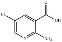 2-Amino-5-chloropyridine-3-carboxylic acid Struktur