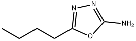 5-BUTYL-1,3,4-OXADIAZOL-2-YLAMINE Struktur