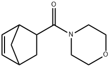 4-(Bicyclo[2.2.1]hept-5-en-2-ylcarbonyl)morpholine Struktur