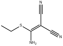 Propanedinitrile,  [amino(ethylthio)methylene]-  (9CI) Struktur