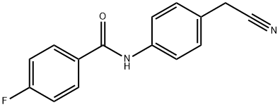 Benzamide, N-[4-(cyanomethyl)phenyl]-4-fluoro- (9CI) Struktur