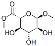 alpha-L-Glucopyranosiduronic acid, methyl, methyl ester (9CI) Struktur