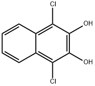 1,4-Dichloro-2,3-naphthalenediol Struktur