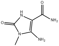 1H-Imidazole-4-carboxamide,  5-amino-2,3-dihydro-1-methyl-2-oxo- Struktur