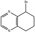 5-BROMO-5,6,7,8-TETRAHYDROQUINOXALINE Struktur