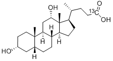 DEOXYCHOLIC ACID-24-13C Struktur