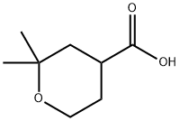 2,2-Dimethyltetrahydro-2H-pyran-4-carboxylic acid Struktur