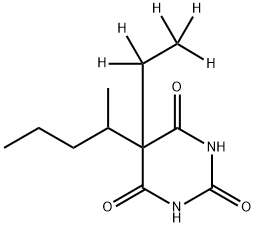 PENTOBARBITAL-D5 Struktur