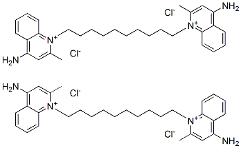 Bisdequalinium chloride Struktur