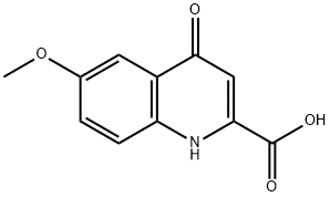 6-methoxy-4-oxo-1,4-dihydroquinoline-2-carboxylic acid Struktur