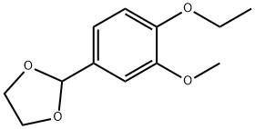 4-Ethoxy-3-methoxybenzaldehydeethyleneacetal Struktur