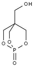 2,6,7-Trioxa-1-phosphabicyclo2.2.2octane-4-methanol, 1-oxide Structure