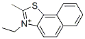 2-Methyl-3-ethylnaphtho[2,1-d]thiazole-3-ium Struktur