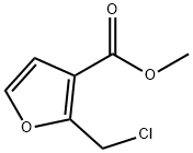 METHYL 2-(CHLOROMETHYL)-3-FUROATE Struktur