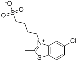 2-METHYL-3-SULFOBUTYL-5-CHLOROBENZOTHIAZOLIUM, INNER SALT Struktur