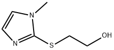 2-[(1-METHYL-1H-IMIDAZOL-2-YL)THIO]ETHAN-1-OL Struktur