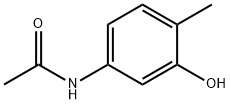 N-(3-Hydroxy-4-methylphenyl)acetamide Struktur