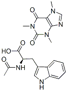 Caffeine acetyltryptophanate Struktur