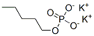 Phosphoric acid, pentyl ester, potassium salt Struktur