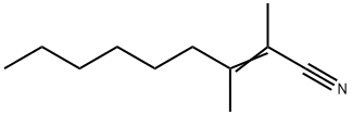 2,3-dimethylnon-2-enenitrile Struktur