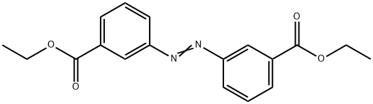 Azobenzene-3,3'-dicarboxylic acid diethyl ester Struktur