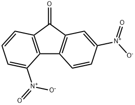 2,5-Dinitro-9H-fluoren-9-one Struktur