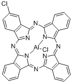 CHLORO ALUMINUM CHLORO PHTHALOYANINE Struktur