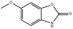 6-メトキシ-2,3-ジヒドロベンゾオキサゾール-2-オン 化學構(gòu)造式