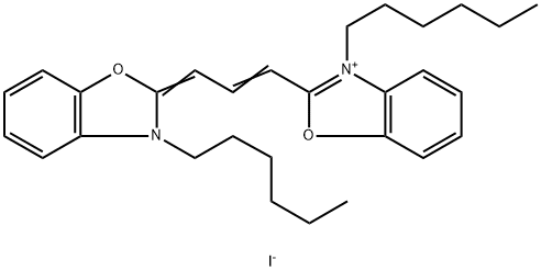 3,3'-DIHEXYLOXACARBOCYANINE IODIDE Struktur